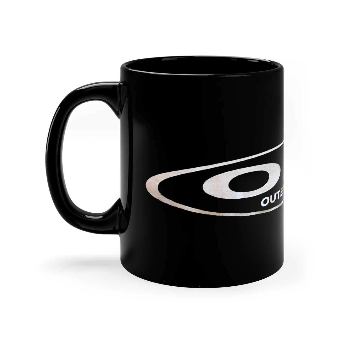 Classic Obx Stretch Black Coffee Mug, 11oz