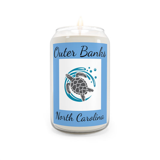 Outer Banks Spinning Sea Turtle Aromatherapy Candle, 13.75oz