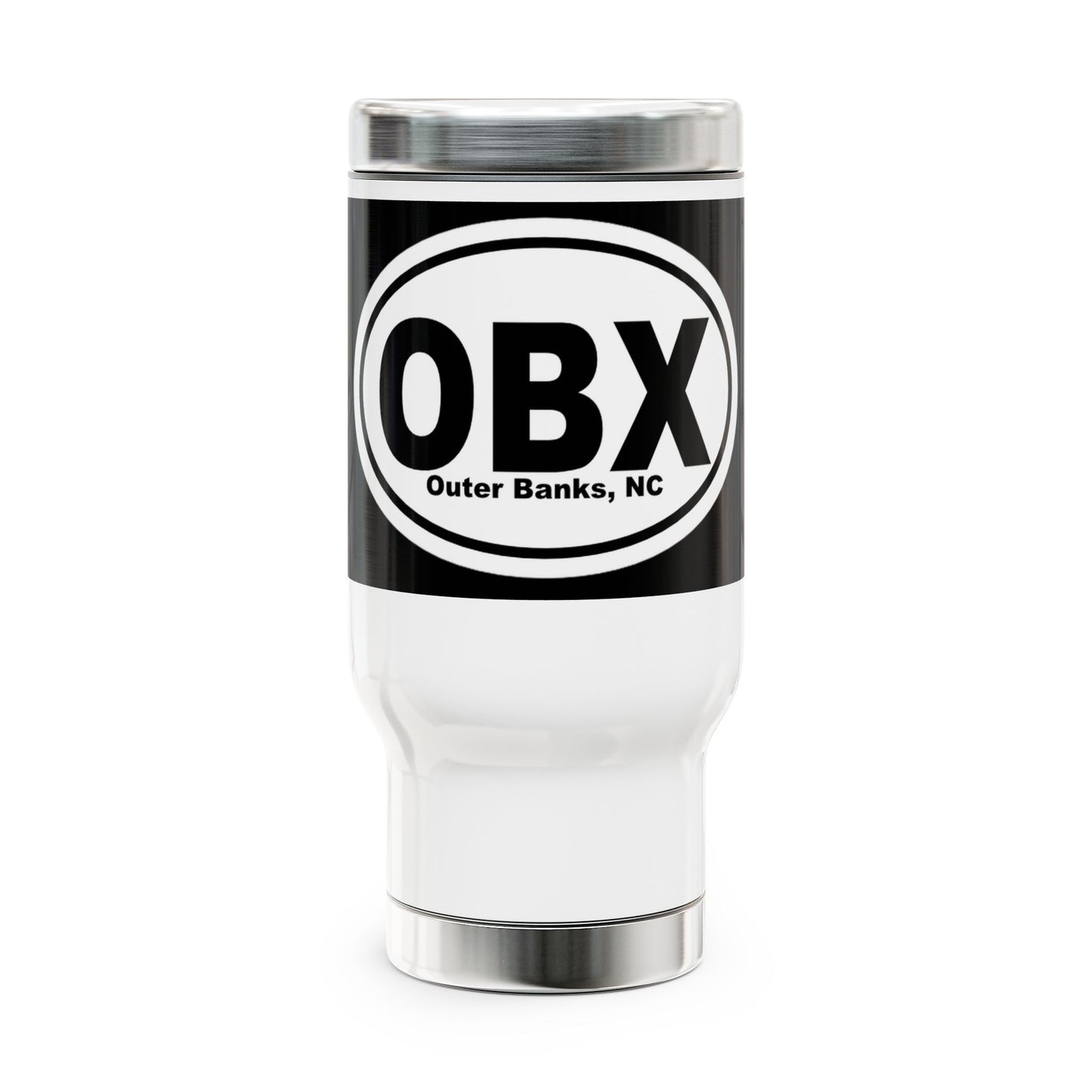 OBX Stainless Steel Travel Mug with Handle, 14oz