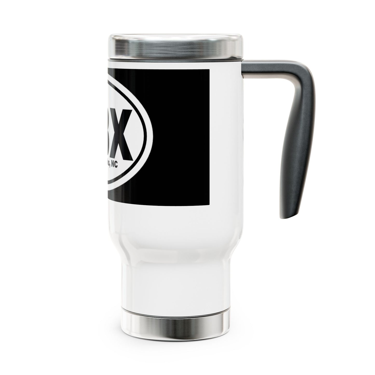 OBX Stainless Steel Travel Mug with Handle, 14oz