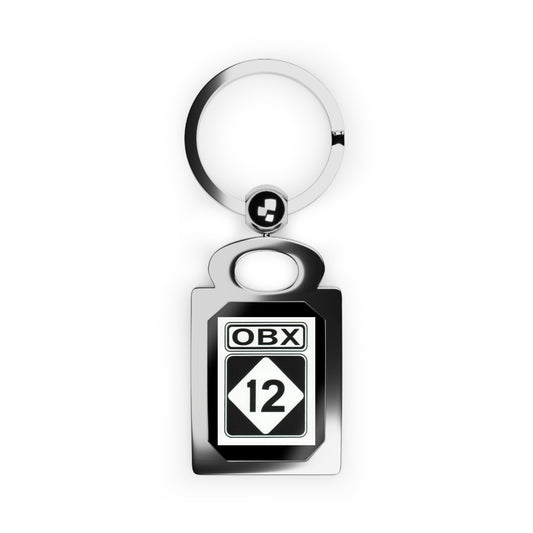 OBX Hwy 12 Rectangle Photo Keyring