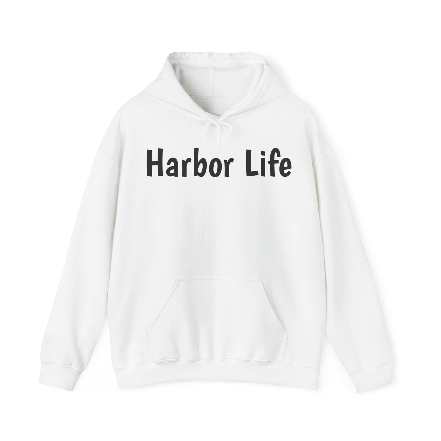 Harbor Life w/ Mama Bear on back Unisex Heavy Blend™ Hooded Sweatshirt