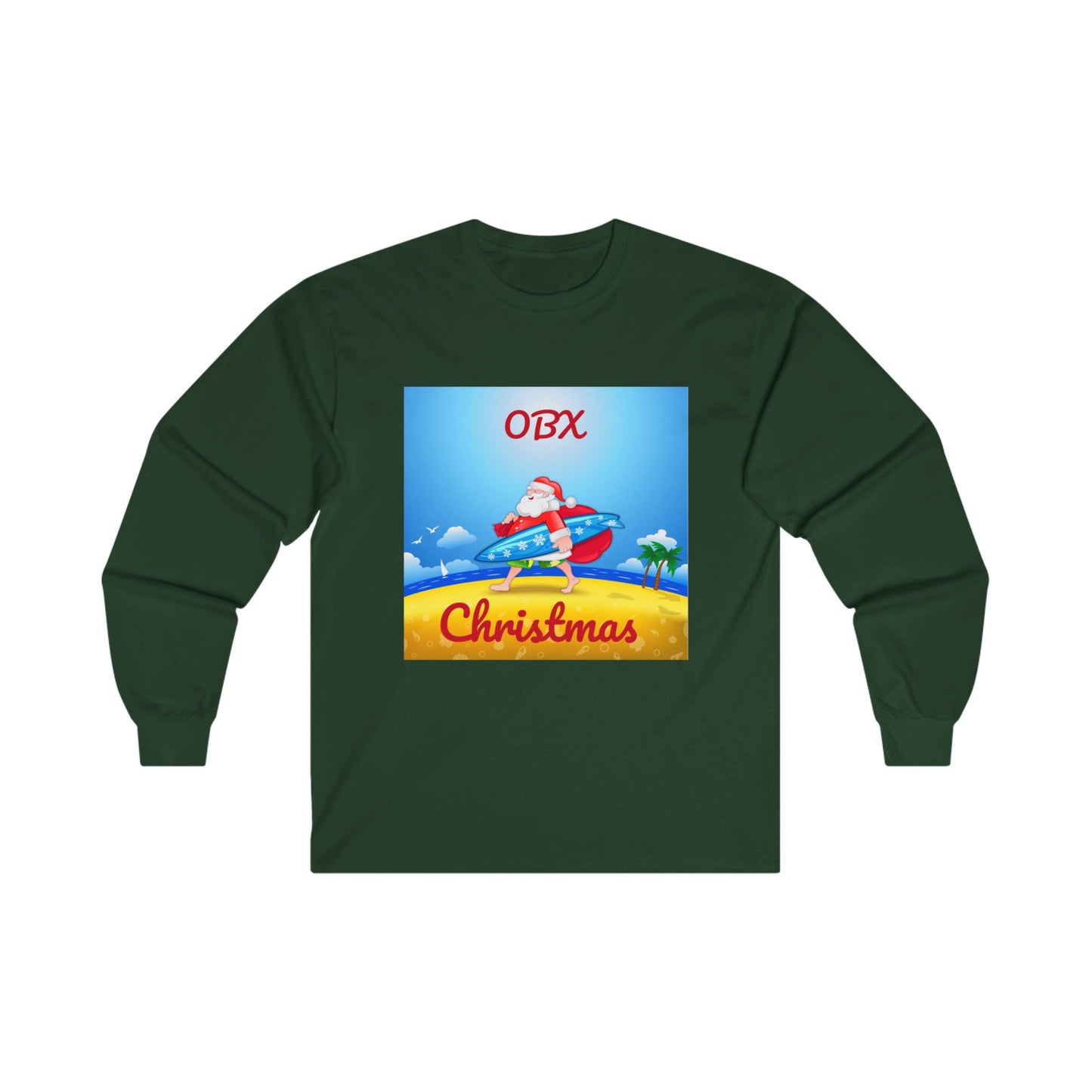 OBX Christmas Ultra Cotton Long Sleeve Tee