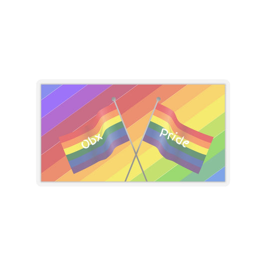 Obx Pride Kiss-Cut Stickers