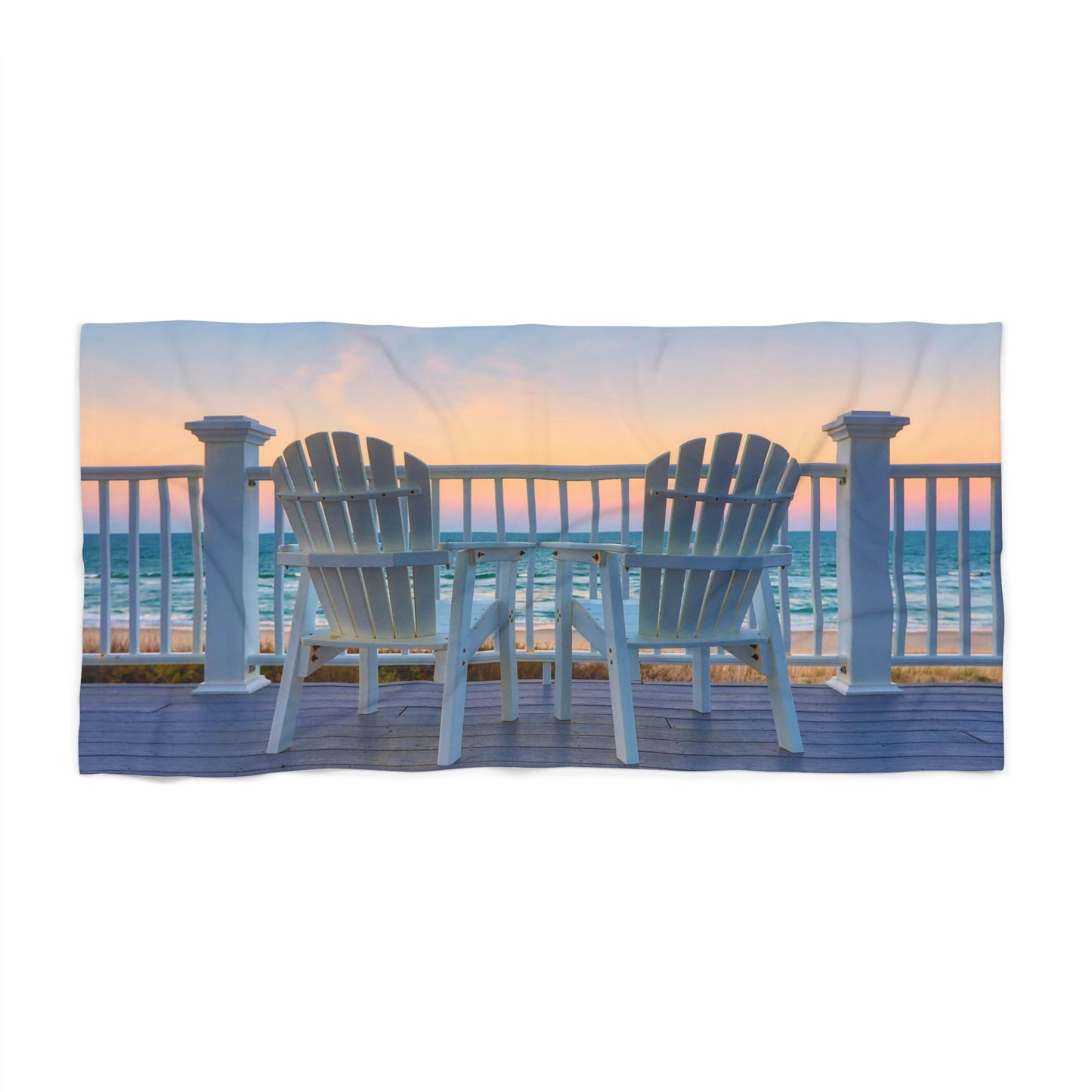 Outer Banks Deck Chairs Beach Towel