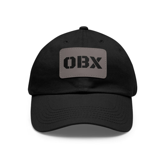 Obx Hat with Leather Patch (Rectangle) Mens and Womens