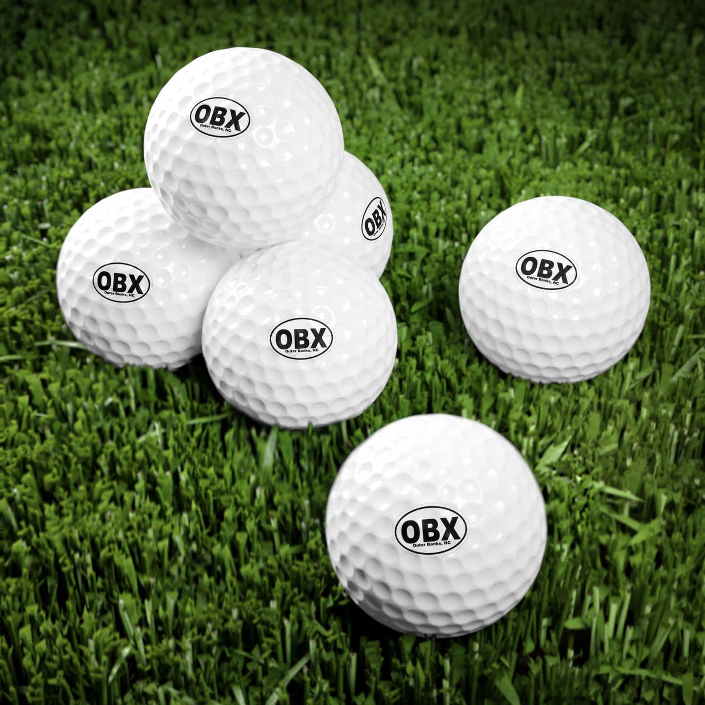 OBX Golf Balls, 6pcs